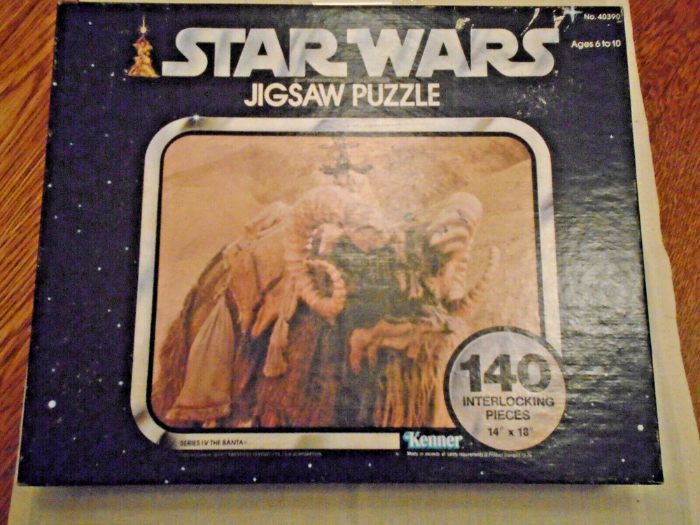 Vintage 1977 Star Wars 140 Piece Puzzle Kenner Series 4 The Banta Complete VG