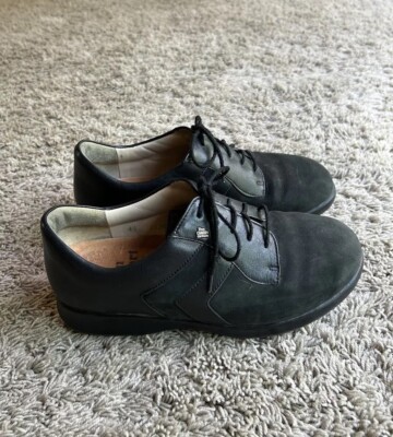 FINN COMFORT Shoes Women's Size 4.5  (US 7) Suede Leather Oxford Germany Y24
