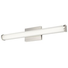 24" LED Bathroom Vanity Light, Vertical/Horizontal, 24W, 3CCT, Brushed Nickel