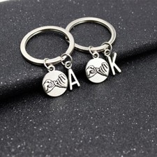 1x letter Pinky Promise Keychain jewelry Love Couple-Parent-Friend Gift