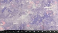Tina Scrap 9"x21" Candy TIE DYE Pastel Easter Girly COLORFUL Cotton Fabric