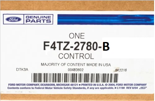 F4TZ-2780-B 1992-1997 Ford Serie F F-150 F-250 F-350 Big Bronco freno de estacionamiento Foto 3 de 4