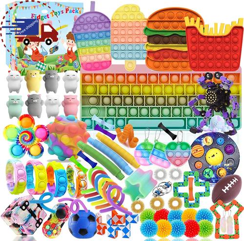 70 Pcs Fidget Toy Pack Cheap Sensory 