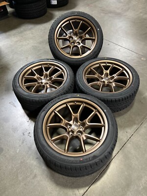 20'' Flow Forged Matte Bronze Wheels W/Tires Fits Dodge Charger Challenger Magnum