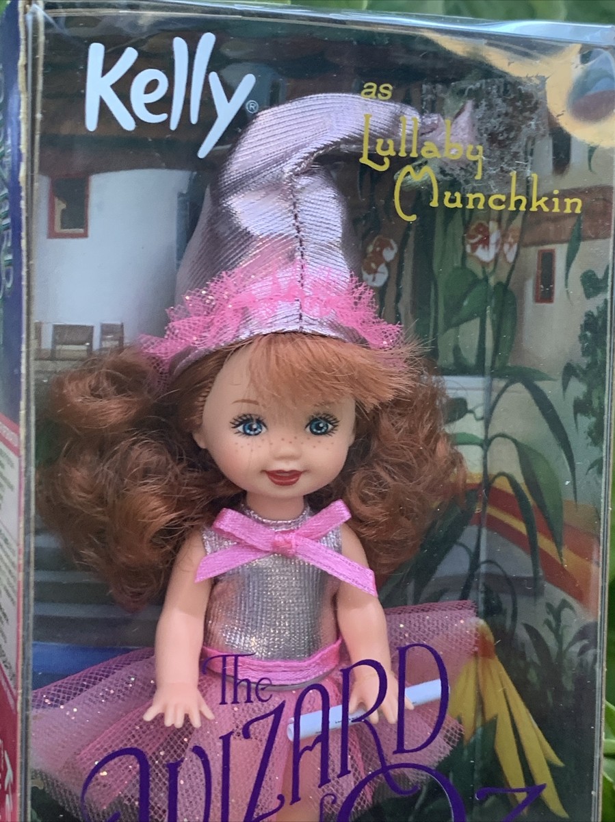 THE WIZARD OF OZ Barbie Doll 1999 Kelly as Lullaby Munchkin