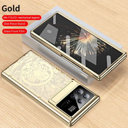 For Xiaomi Mix Fold 3 Luxury New Style Clear Plating Hybrid KickStand Case Cover - Picture 7 of 23