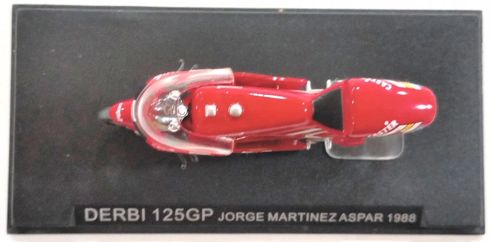 Bicicleta de Carreras IXO Modelos 1/24 Col. Derbi 125GP - Jorge Martínez Aspar 1988 (#10) Foto 4 de 4