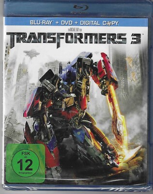 Blue-ray Disc Transformers  Blu-Ray + DVD + Digital Copy NEU