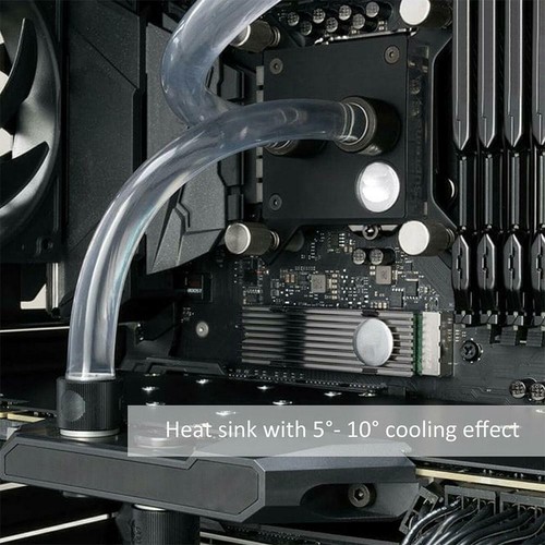 M.2 NGFF NVMe 2280 PCIE SSD Aluminum Cooling Heat Sink With CL X1 New Pad Q0L4 - Afbeelding 10 van 10