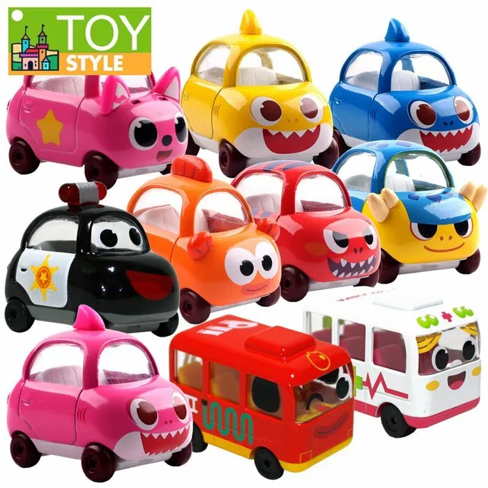 Pinkfong Mini Car 10 set Kami Series Kids Toy boys Girls Gift eBay