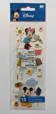 Disney Mickey & Minnie Outdoor Daze Gardening Scrapbooking Stickers EK Success