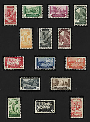 Timbres Maroc Espagnol 1935 * MVLH - Série Edifil 148/60 (côte 385€) - NEUF