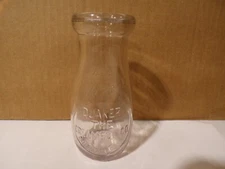 Quaker The Creamery Co Embossed Pyro Cream Half Pint Milk Minneapolis Minnesota