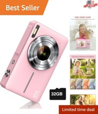Compact 48MP Digital Camera for Kids - Ultra-Lightweight and Travel-Friendly