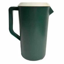 Rubbermaid Pitcher 2.25 Quarts GREEN with Lid #244523 Vtg 1980s Retro Kitchen
