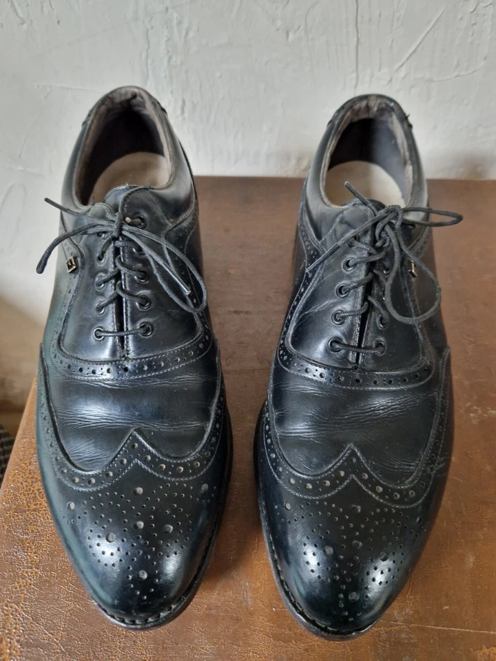 Vintage Footjoy Golf Classic, Made In USA. Taille 10,5. - Photo 4/4