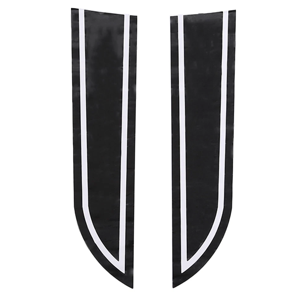 Calcomanía de vinilo de doble tira de carreras con capó mate para Fiat 500 Abarth 595 Foto 2 de 4