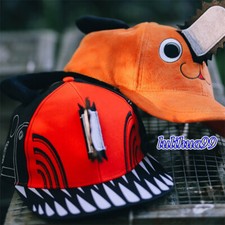 Anime Chainsaw Man Denji  Pochita Baseball Cap Funny Hat Cosplay Gift Unisex