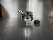 Chrome Push In Valve Cover Breathers with Nipple & Grommet