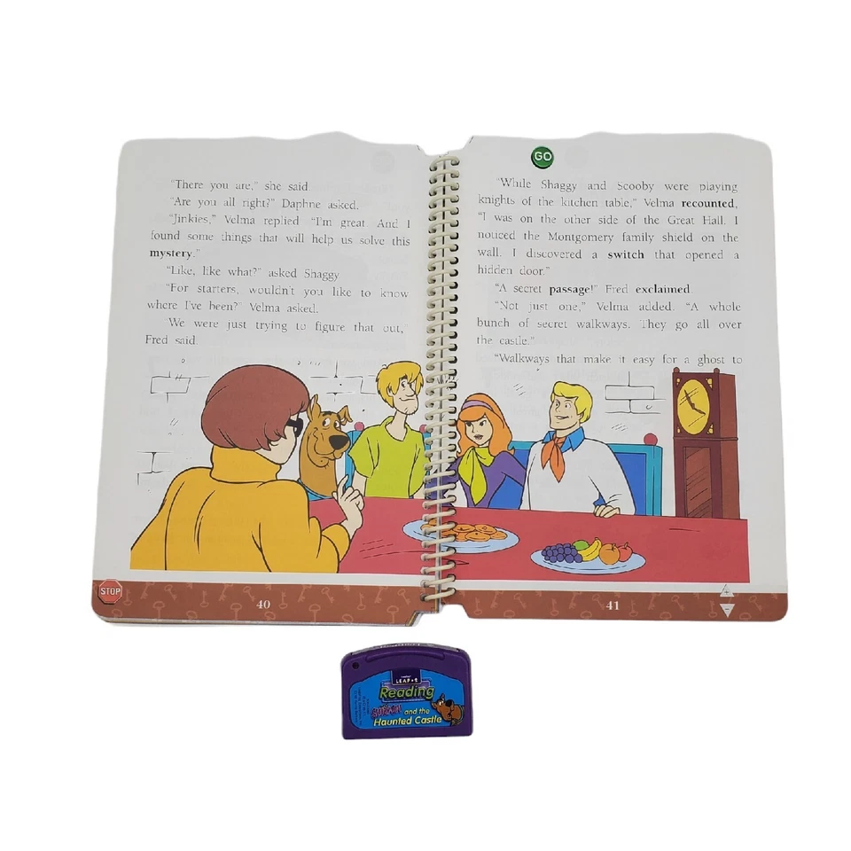 Scooby-Do Leapfrog Leap 2 Reading And The Haunted Castle Book & Cartridge 2001 - Image 3 of 4