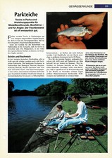Angeln in Parkteichen - Gewässerkunde Infokarte
