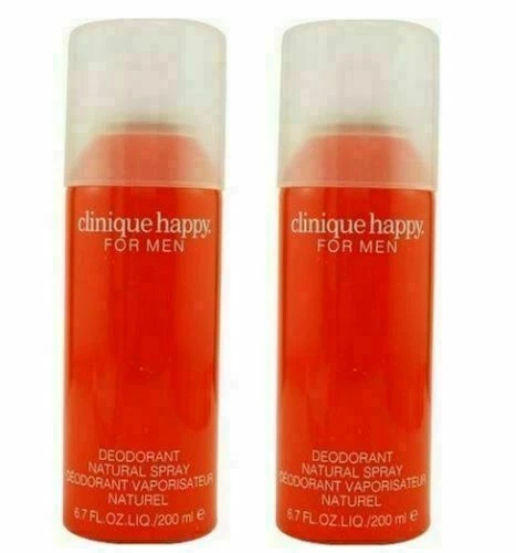 Clinique Happy Perfumed Deodorant Spray For Men 200 ml x 2 pack, Free shipping - Image 3 of 3