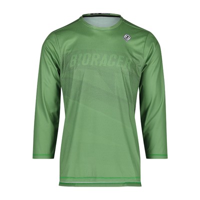 BIORACER Off Road Radtrikot Dreiviertelarm Fahrradtrikot Radshirt Herren Grün Gr