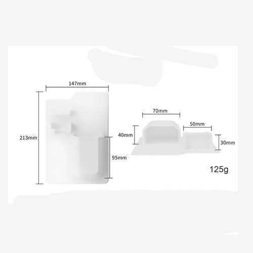 6X Space Toothbrush Holder Shower Organizer Silicone Bathroom Storage Razor New - Picture 2 of 11