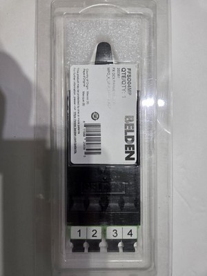 Belden FFSD04MP FX DCX Frame OS2 4-Port MPO Adapter Cassette Singlemode APC NEW