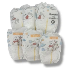 Huggies Little Snugglers Disney Winnie The Pooh Diapers Preemie Size Lot Of 6