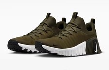 Nike Free Metcon 6 Training Shoes Medium Olive Cargo Khaki FJ7127 202 Sz 11.5
