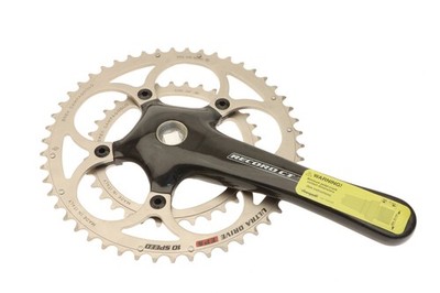 Campagnolo 10s RECORDクランクセット 170mm50-34T Campagnolo Record Carbon Compact Crankset 10s 50/34T 175mm Square