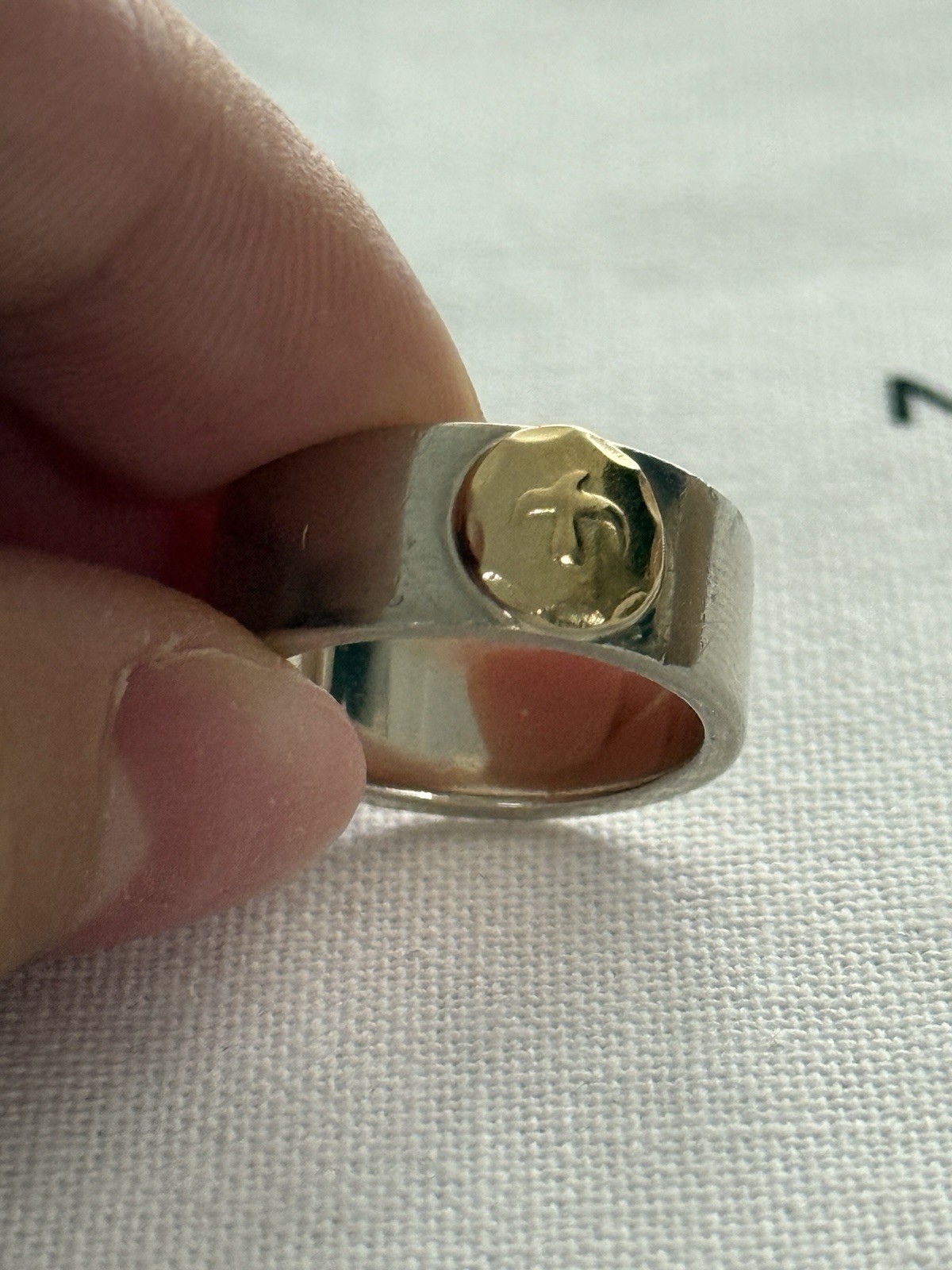 Goros Flat Eagle Ring US Size 6.5 - image 8