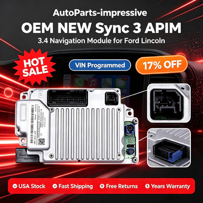 OEM NEW Sync 3 APIM 3.4 Navigation Module for Ford Lincoln Vin Programmed NAV，US