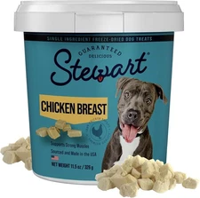 Stewart Chicken Breast Dog Treats, 11.5 oz, ~215 Ounce (Pack of 1) 