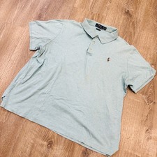 Polo Ralph Lauren Polo Mens XL Light Blue Classic Fit Short Sleeve Polo Shirt