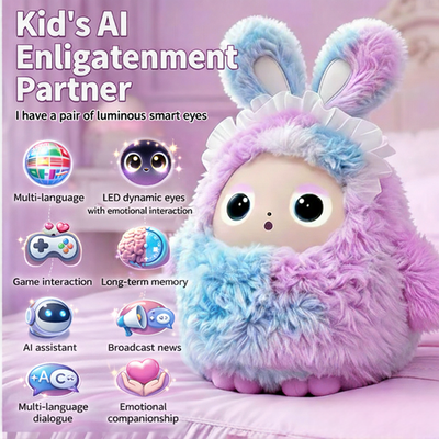 #ad AI Interactive Plush Toy LeDoudou Story Machine Homework Helper Kids Gift $155.00