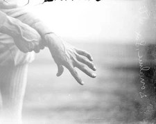 Close-Up Image Of Jiggs Donahue'S Hand Chicago 1905 Donahue Was A - Old Photo