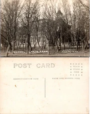 RPPC School Lak8n Kansas Sioux Falls South Dakota Real Postcard