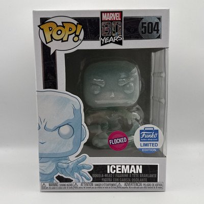Funko Pop Vinyl Figur Marvel 80 Years - Iceman Flocked Exclusive #504 
