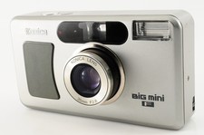 LCD Works Near MINT Konica Big Mini F Point  Shoot Film Camera From JAPAN
