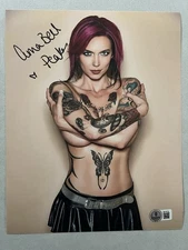 Anna Bell Peaks autographed signed 8x10 photo Beckett BAS COA Sexy Hot Pornstar