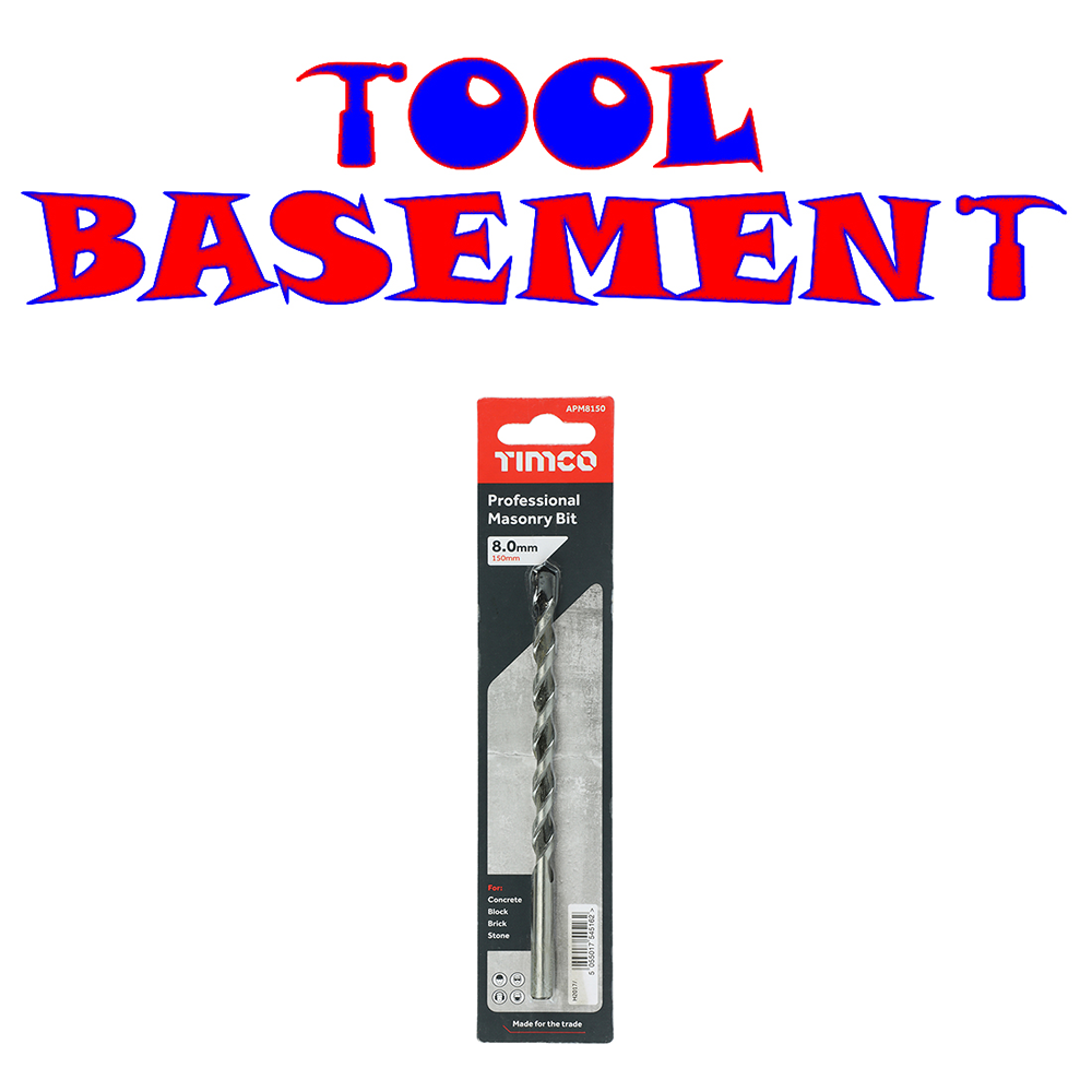 Timco Professional Masonry Bit 8.0 x 150 - APM8150