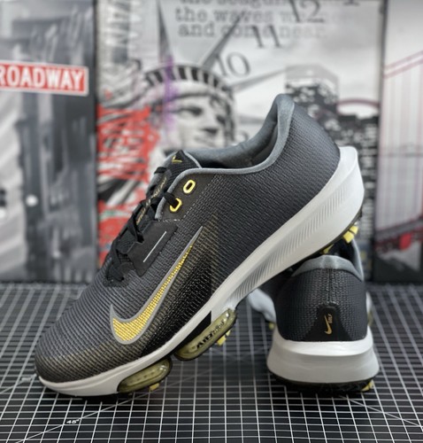 Zapatos de golf Nike Zoom Infinity Tour 2 negros dorados para hombre FD0218 003 talla 12 - Imagen 8 de 13