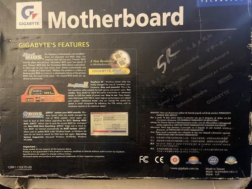 Gigabyte GA-7IXEH with AMD K6-2 Installed In Box Untested - Picture 4 of 5