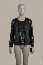 Vintage Beaded Drama Special Occasion  Size Petite M
