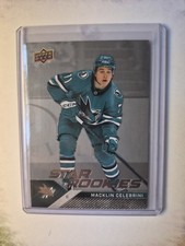 Macklin Celebrini Star Rookies RC 2024-25 Upper Deck Sharks Rookie