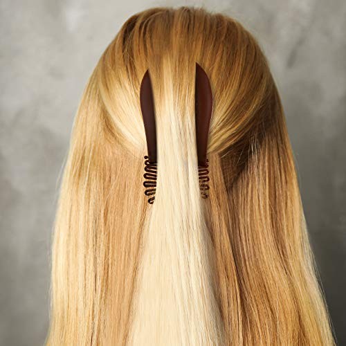 Syhood 12 Pieces Plastic Flexible Interlocking Banana Clips Hair Accessories ...