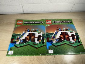 Lego Minecraft Instruction Manuals ONLY Lot Of 13 instructions 21134 21135 21143