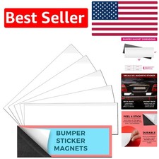 Durable Bumper Magnet Set - 12” x 4” - Weather-Resistant & Strong Adhesion